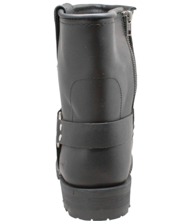 Men's 7" Harness Motorcycle Boots With Zipper  DS1436