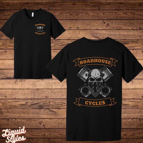 Black Roadhouse Cycles T-Shirt