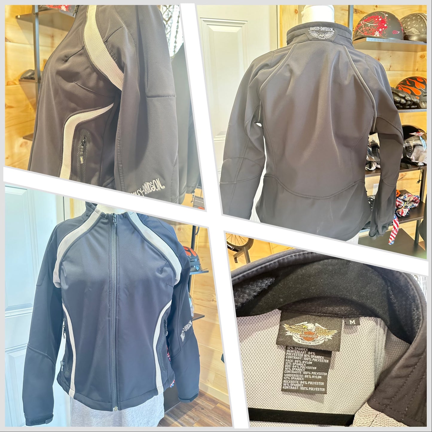 Harley Davidson Women’s Rain Resistant Riding Jacket