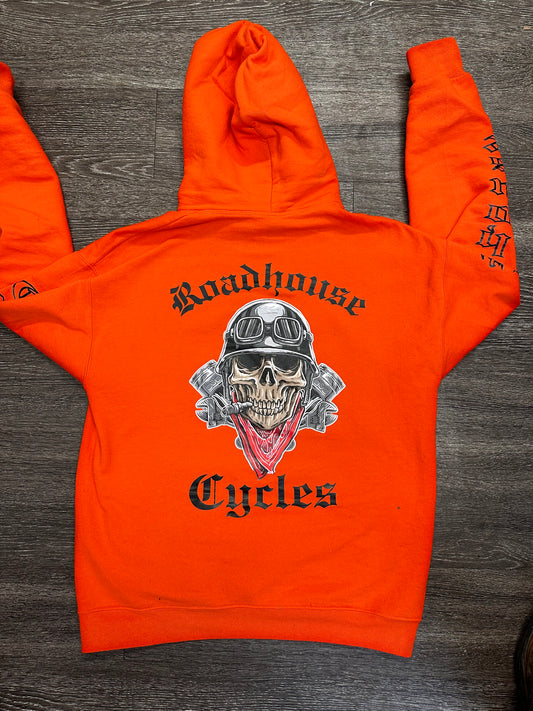 Burnt Orange "Roadhouse Cycles" Sweatshirt